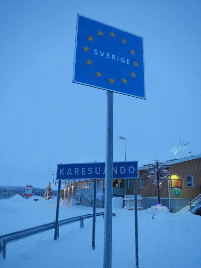 Crossing the divide to enter Sweden